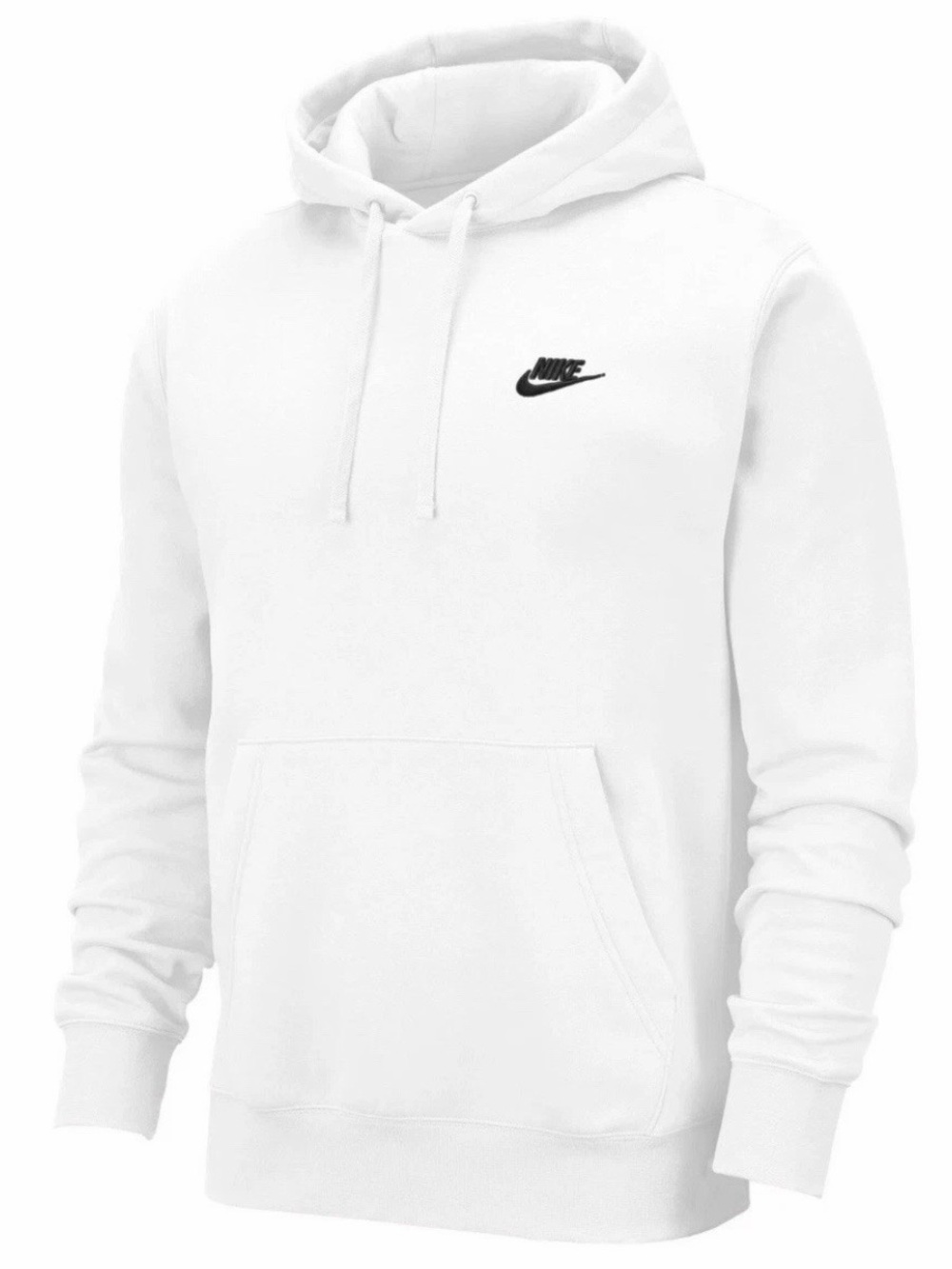 Nike Men's Sportswear Club Fleece Pullover Hoodie (White) Size 3XL BV2654-100